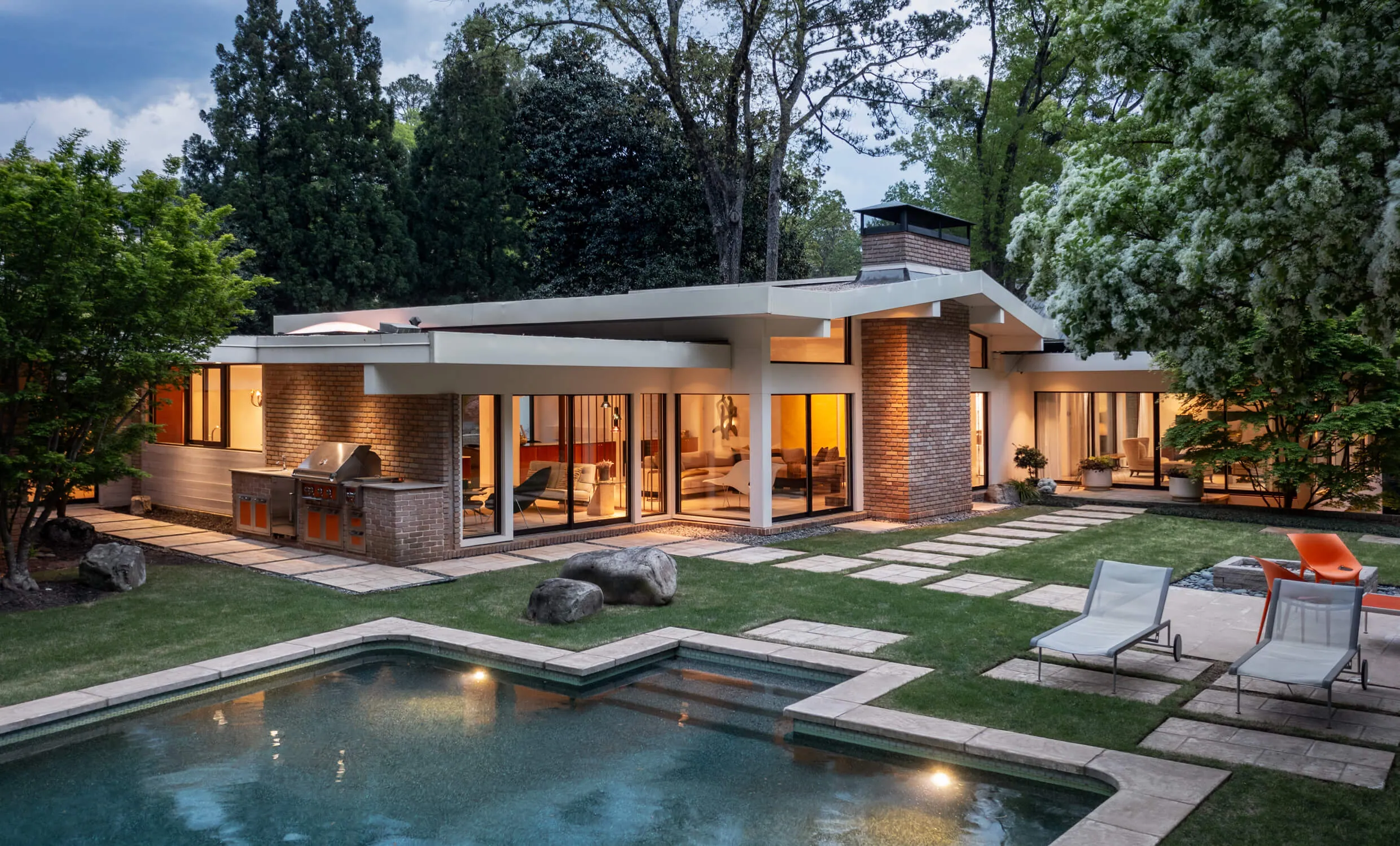 Poolside — The Ridgewood House