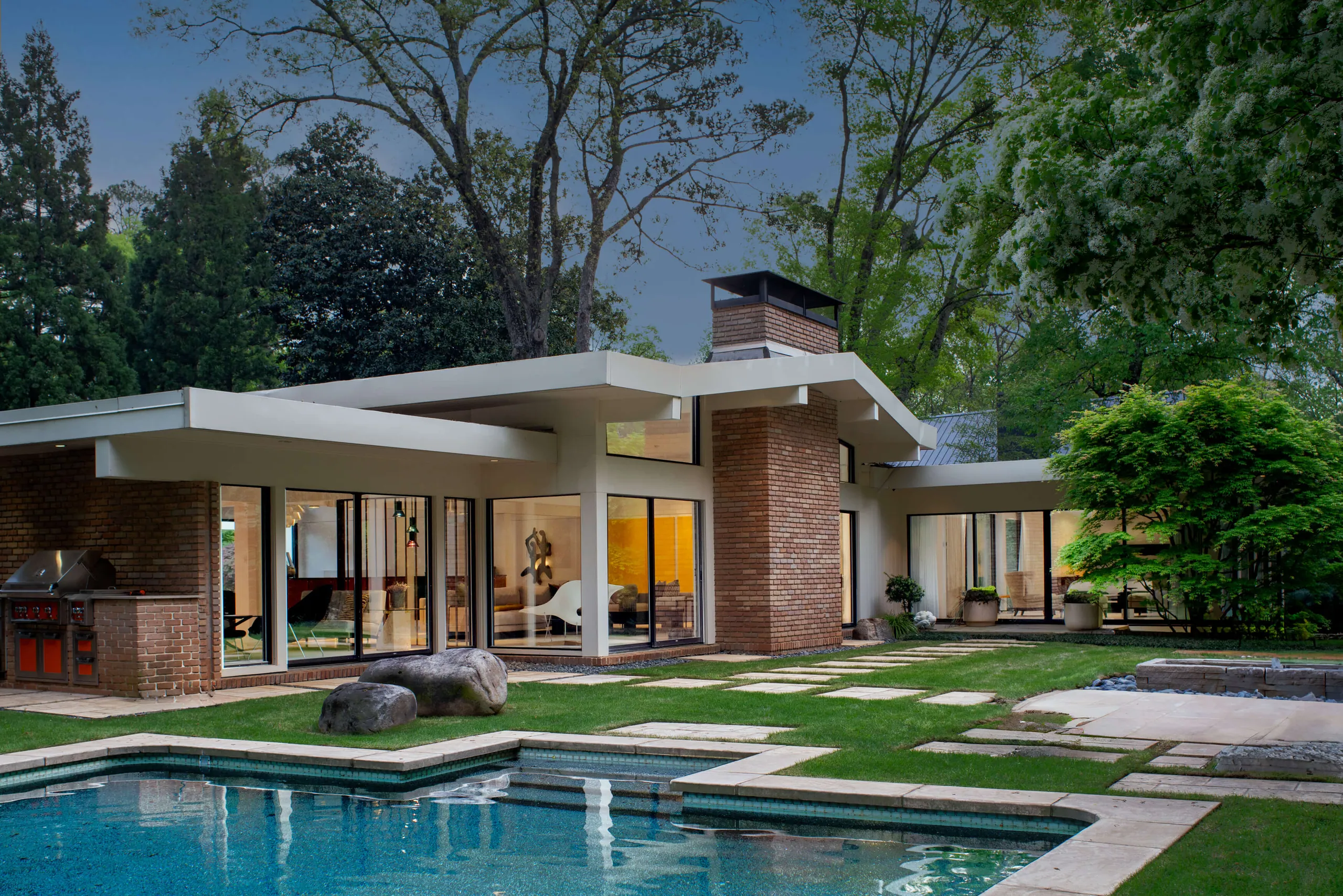 Poolside — The Ridgewood House