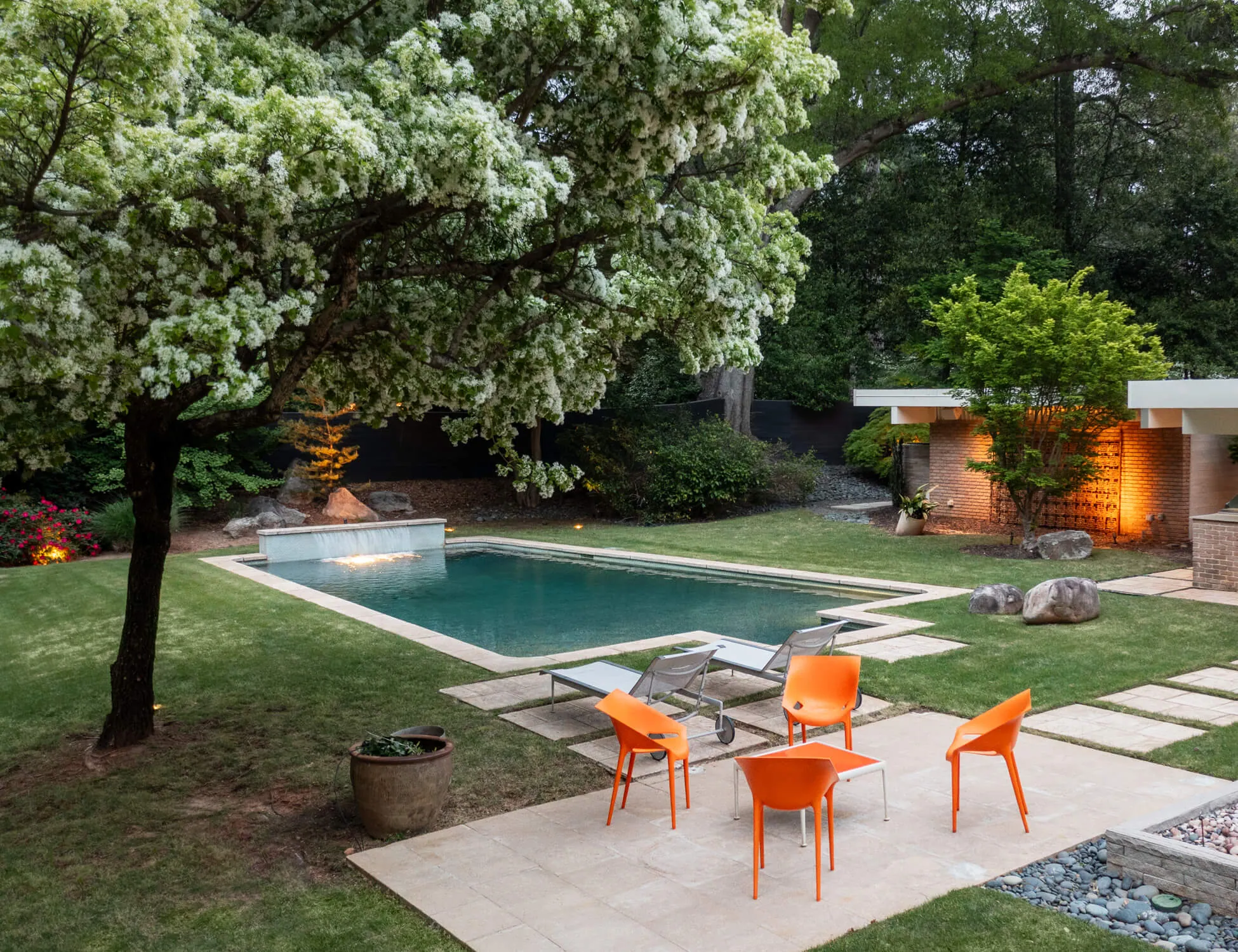 Poolside — The Ridgewood House
