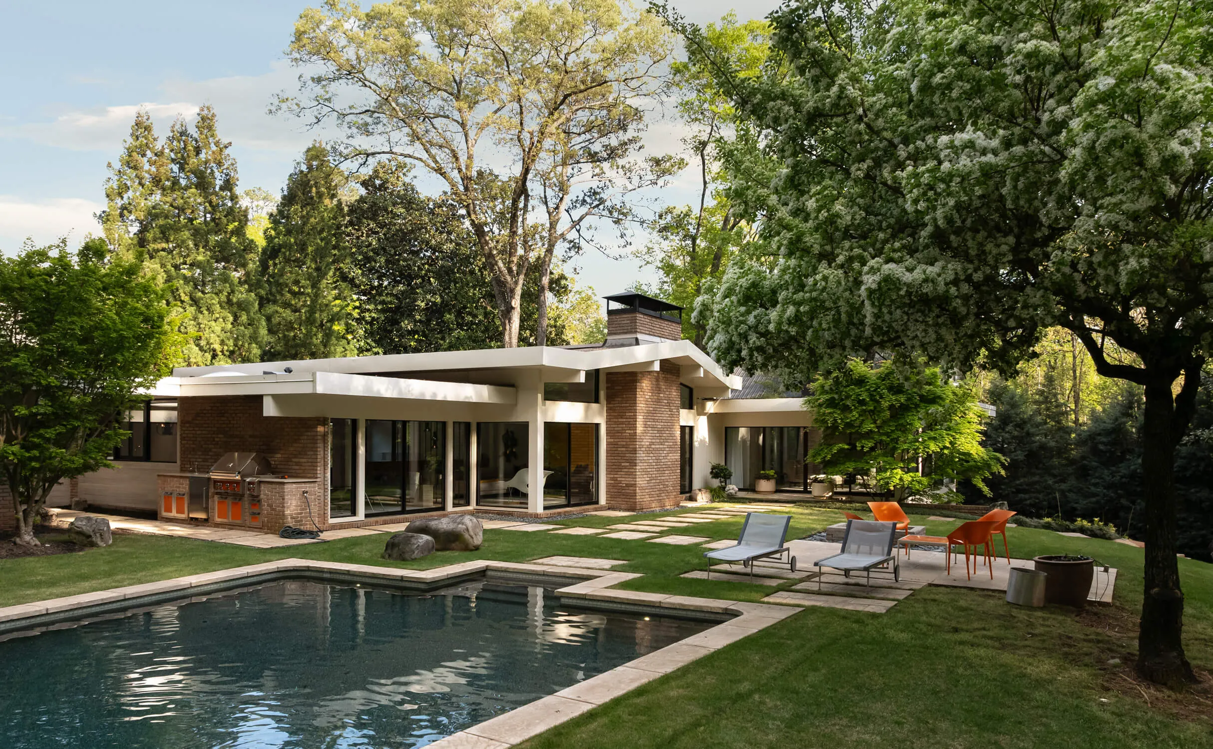 Poolside — The Ridgewood House